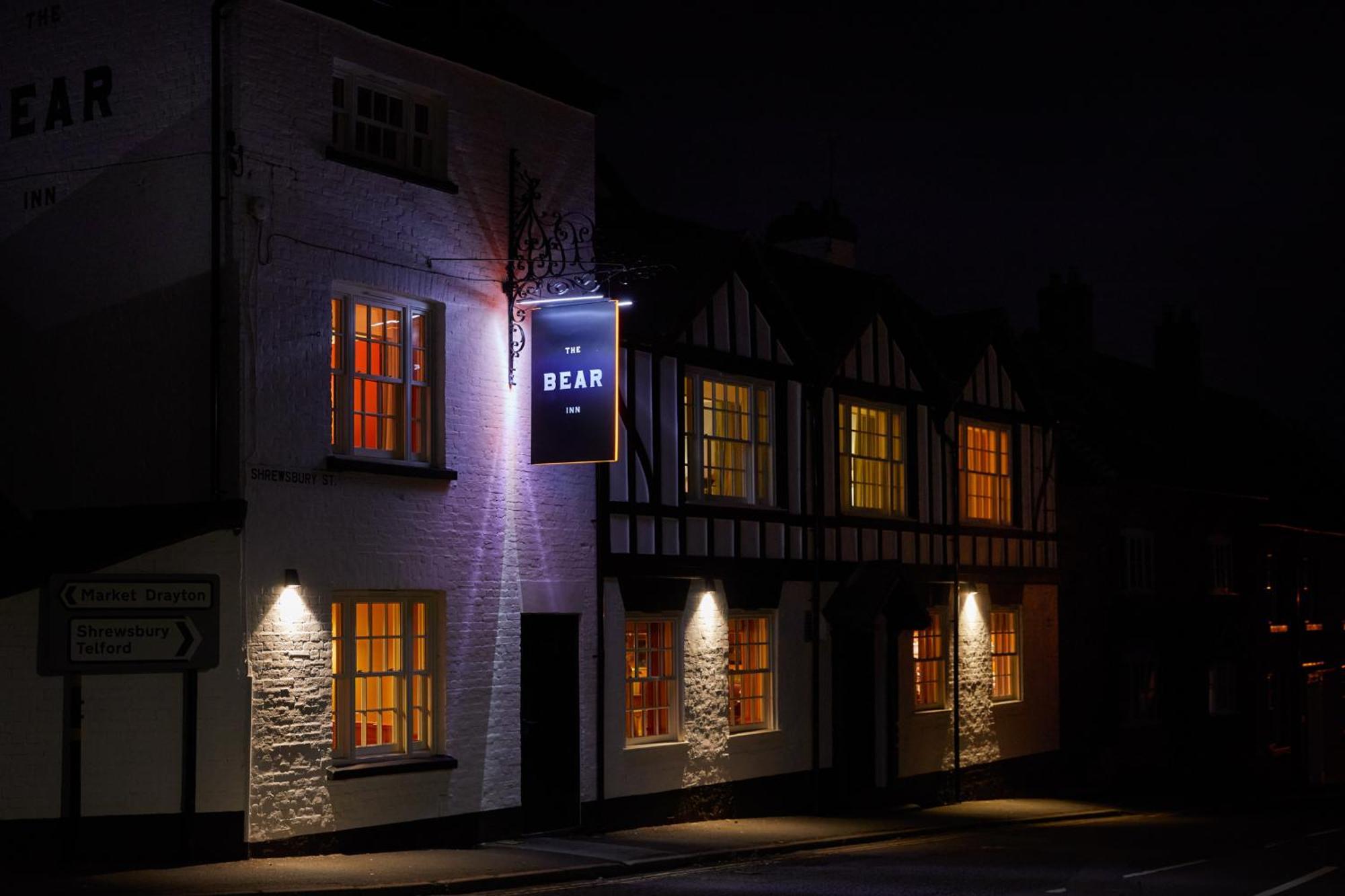 The Bear Inn, Hodnet Bagian luar foto